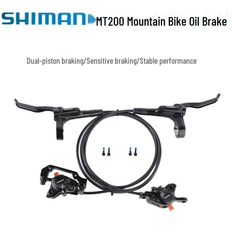Гидравлический дисковый тормоз Shimano MT200 для горных велосипедов Hose Length: 800-1450cm