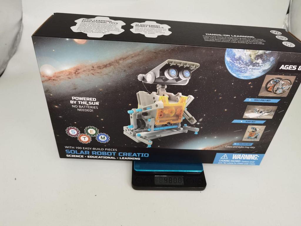 Enhanced 13-in-1 DIY Solar-Powered Robot Car Kit