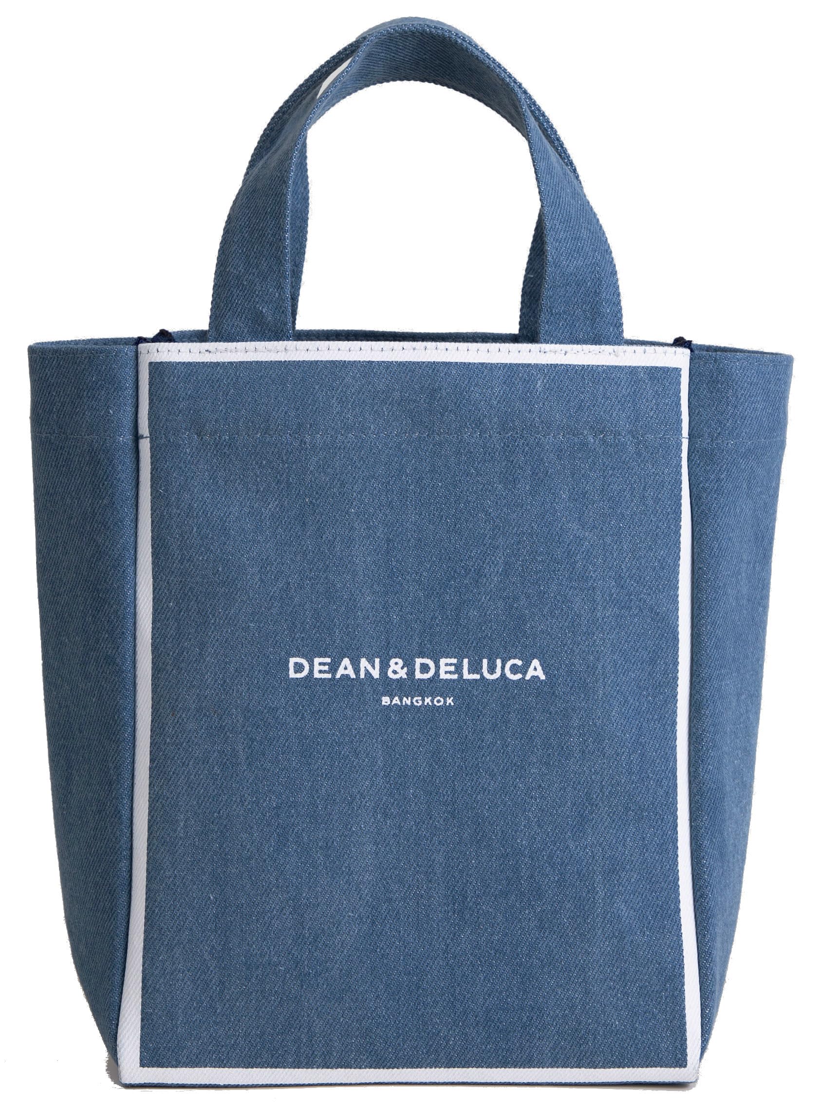 

Dean & Deluca D&D Thailand Bangkok Limited Edition Cloudy Denim Tote Bag, XS [Parallel Import]