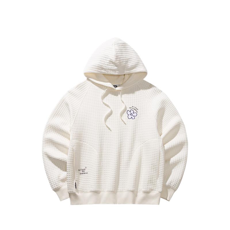 Anta Skate Pullover Hoodie Women hoodies Ivory 162618711-1 XS