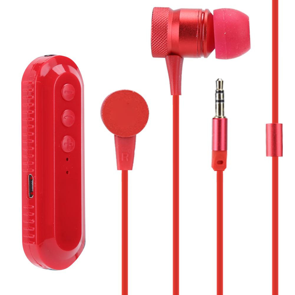Lavalier Clipon Bluetooth 4.1 Headset Earphone Headphone Stable Transmission Red