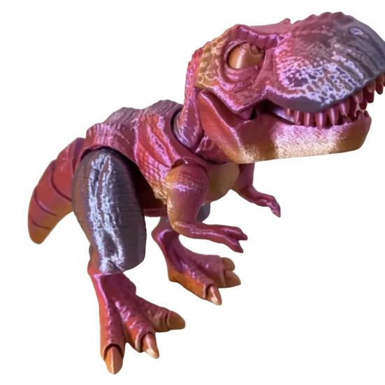 3D-gedruckte Dinosaurier-Figur Bewegliche Gelenke Tyrannosaurus Figur Gelenkiges Dino-Modell Spielzeug Zuhause