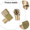 1 4 Inch Connector 90 Degree Hose Connector 1 4 Inch Size 1 4 Inch Male Female Hose Male Female Connector For Camping Ovens