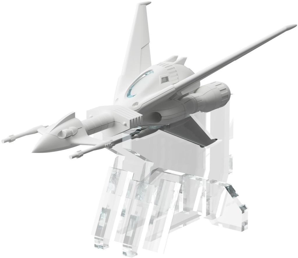 HMA Message from Space Galactic Wars Riabe Special Plastic Model Kit Acrylic Base Set