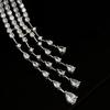 Vintage Long Tassel Brooch Light Luxury Shoulder Flash  Suit Accessories