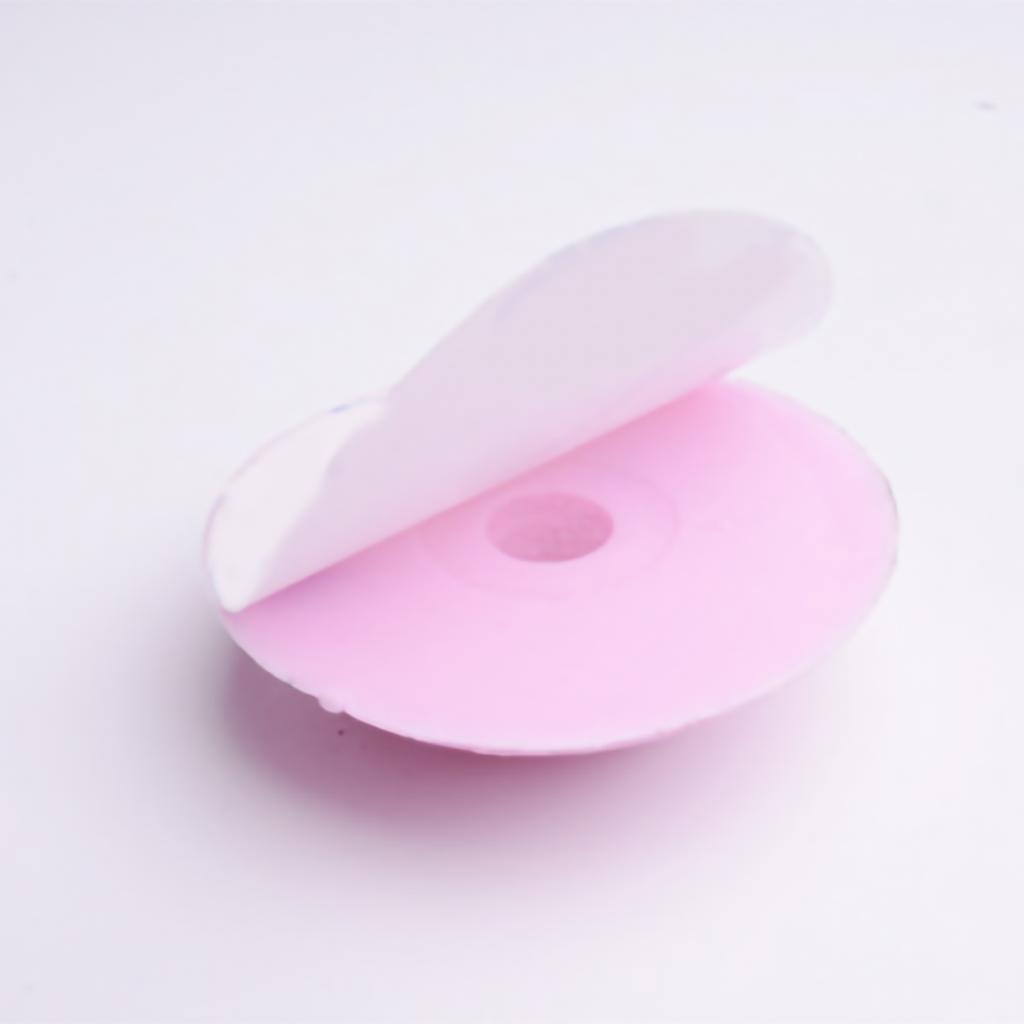 Door Handle Stopper Silicone Self Adhesive Round Shockproof Anti Collision Wall Protector for Bathro