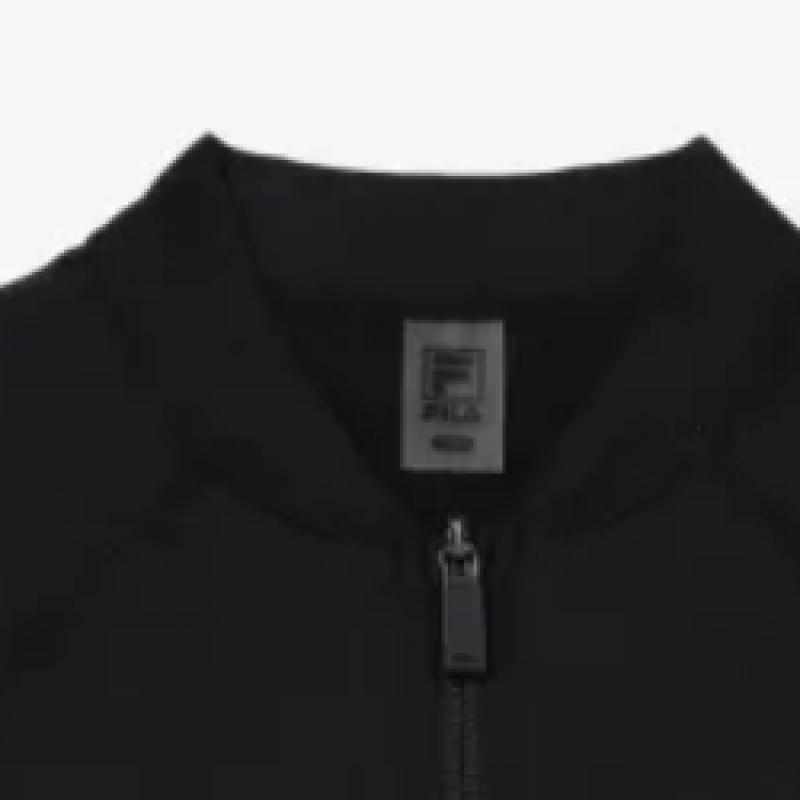 [fila Kids] Aqua Zip Up Rash Guard  Fk2rtf2a02x Blk  q0zFk2rtf2a02xBlk