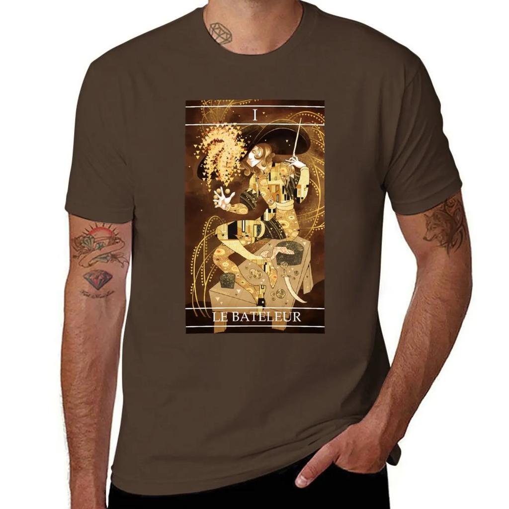 Tarot card 1 TShirt Aesthetic clothing baggy shirts tees mens t shirt