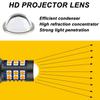 GLOFE LED Front/Rear Turn Signal Light Bulb 3157 LED Bulb Amber Yellow 400% Bright