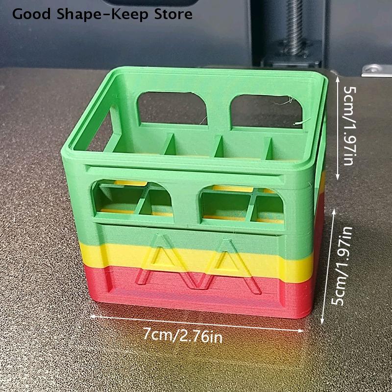 AAA/AA/9V/CR2032/CR2025 Stackable Battery Organizer Decorative Battery Storage Box Battery Holder, Home, Office Storage Box