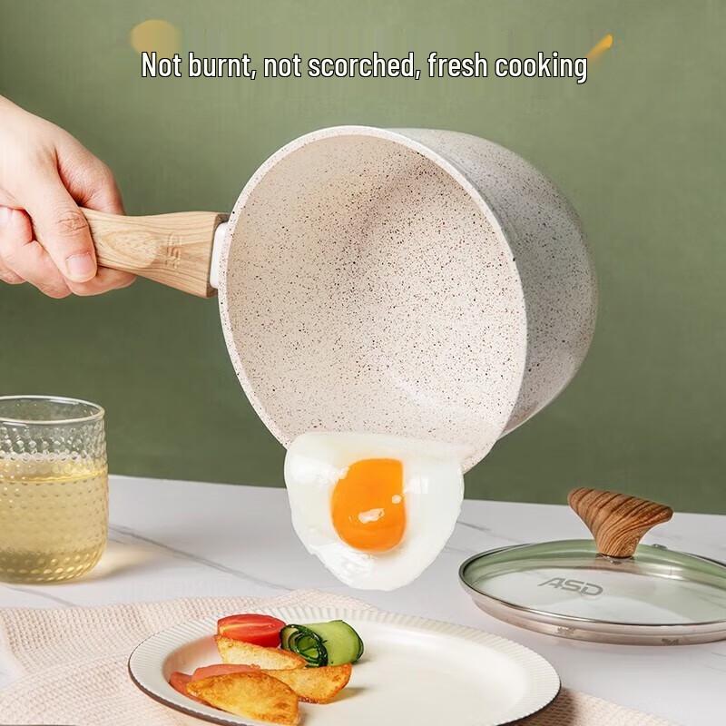 ASD 18cm Maifan Stone Non-stick Saucepan