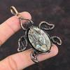 Astrophyllite Pendant Copper Wire Wrapped Gemstone Pendant Tortoise Pendant Copper Jewelry Handmade Pendant Gift For Him Birthstone Pendant