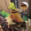 Wine Glass Wine Fruit Grapes Sheer Curtains for Living Room Decoration Window Curtains for Kitchen Tulle Voile Organza Curtains