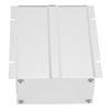 Silver White Aluminum Printed Circuit Board Instrument Box Enclosure Electronic Project Case