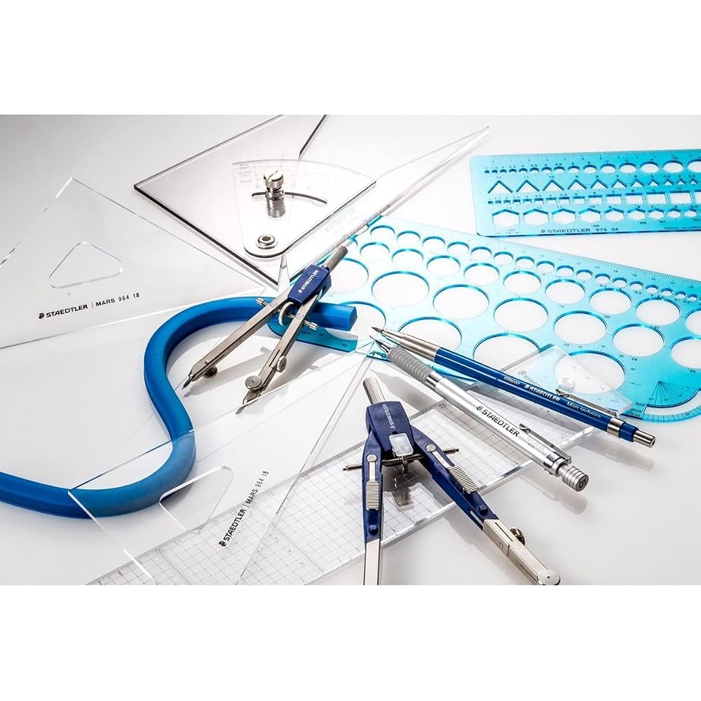Staedler Ruler Triangle Scale Aluminum General 987 30-11