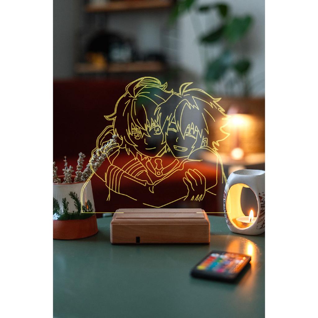 Seraph Of The End Mikaela Hyakuya And Y?ichir? Hyakuya 16color Night Light