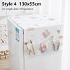1Pcs Durable Dustproof Refrigerator Dust Cover PVEA 130x55cm 180x60cm Refrigerator Cloth with Storage Bag Washing Machine Towel