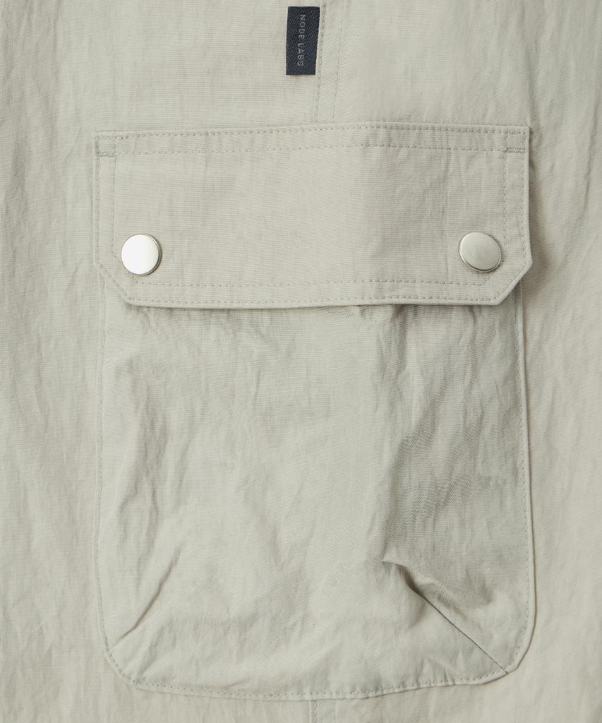 NODE LABS Dev:5 Cutline Cargo Wide Pants_Gray
