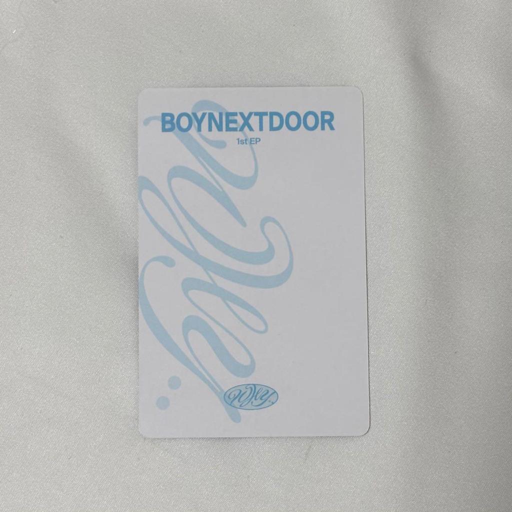 [USED] BOYNEXTDOOR why Jaehyun Chinese trading card