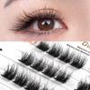 3 Pairs/set Mixed Styles False Eyelashes Set Instant Wool Eyelash Extensions False Eyelash  Women