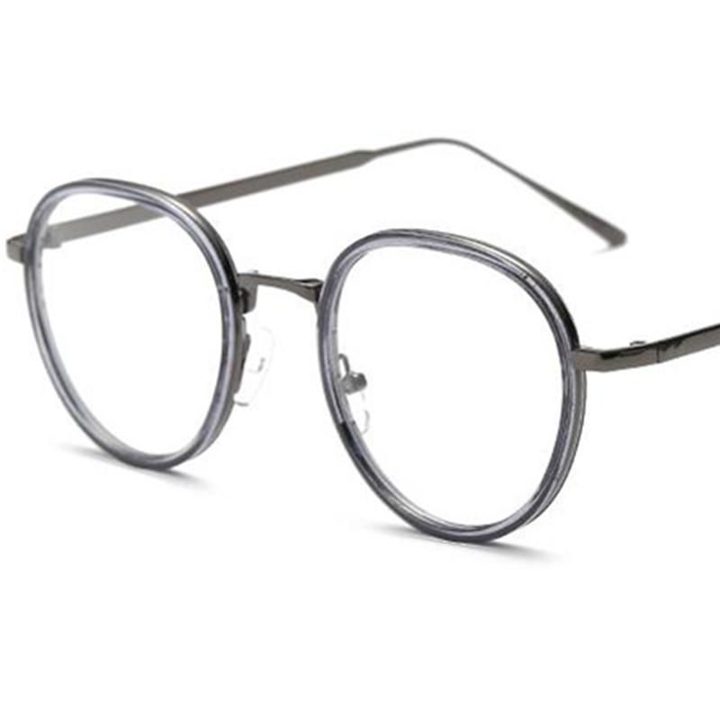 Fashion Campus cultural Eyeglasses Alloy Frame Spectacles Retro Google Fragmented Flowers Ornamental Classic Optical Glasses