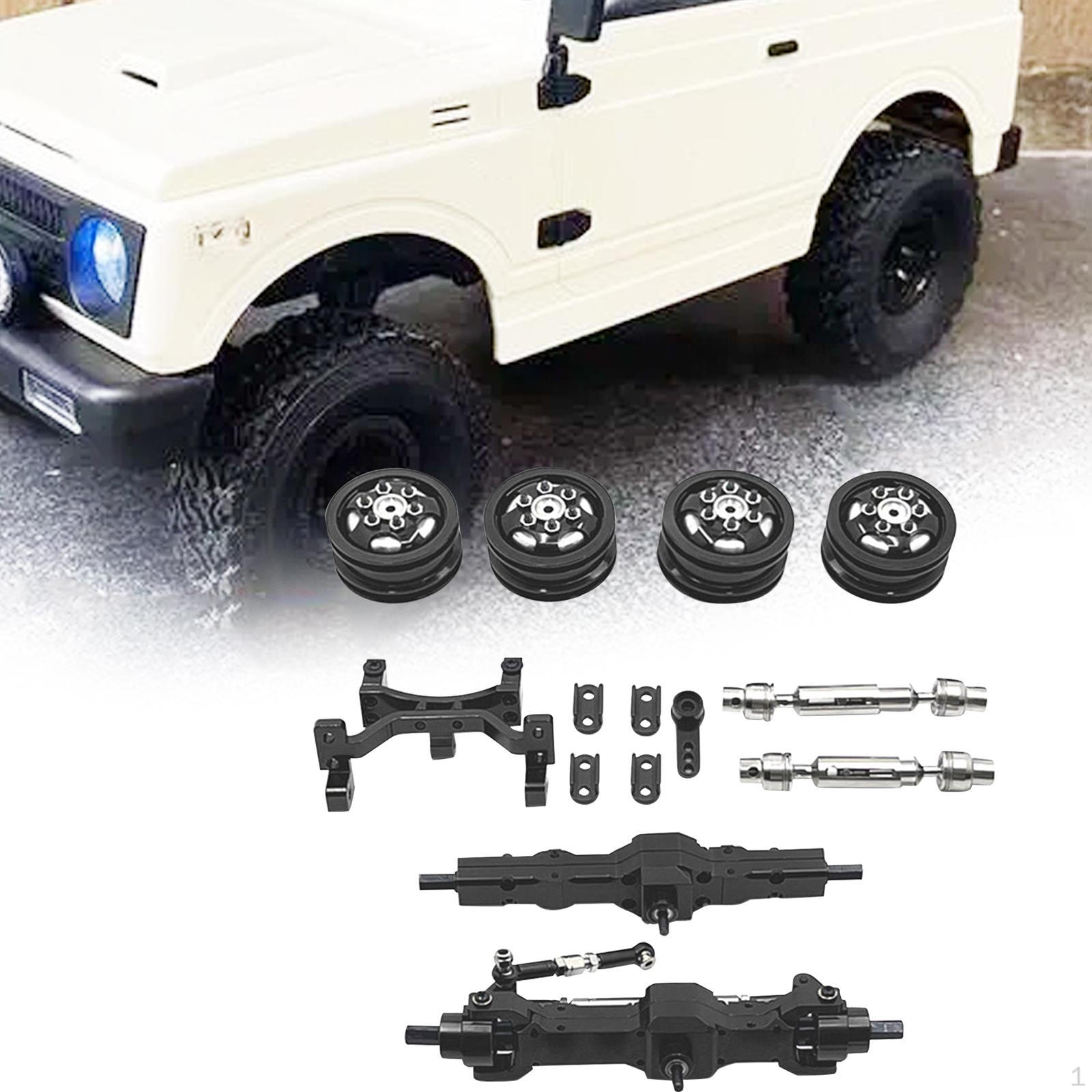 

1/10 Аксесуари для автомобілів на радіоуправлінні Набір деталей для іграшок Привідний вал Модифікація Втулка колеса Інструменти для своїх рук Пульт дистанційного керування Black