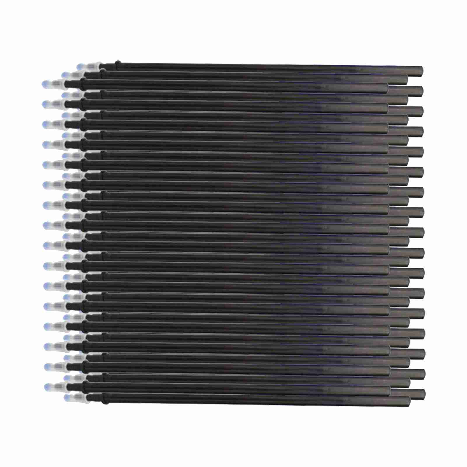 50 Bucăți Rezervoare Albastre pentru Pixuri Gel Ștergibile Vârf Fin 0,5 mm Rezervoare de Rezervă pentru Pixuri Gel Ștergibile Birou 50PCS negru