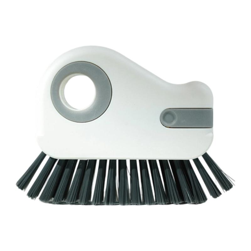 Double Window Cleaning Tool With Soft Bristles And Hanging Hole Space Saving Kitchen Bathroom Essential