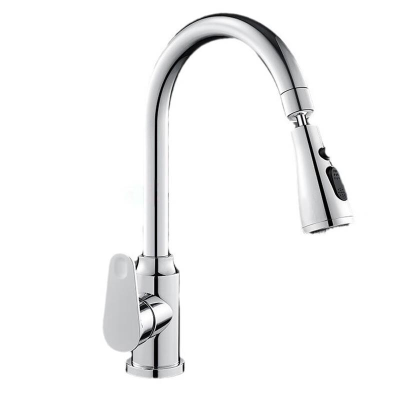 Anti-Splash Pull-Out Kitchen Faucet