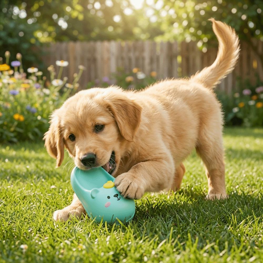 Cartoon Pet Molar Toy Bite-resistant Latex Squeaky Dog Toy Pet Interactive Toys Puppy Teething