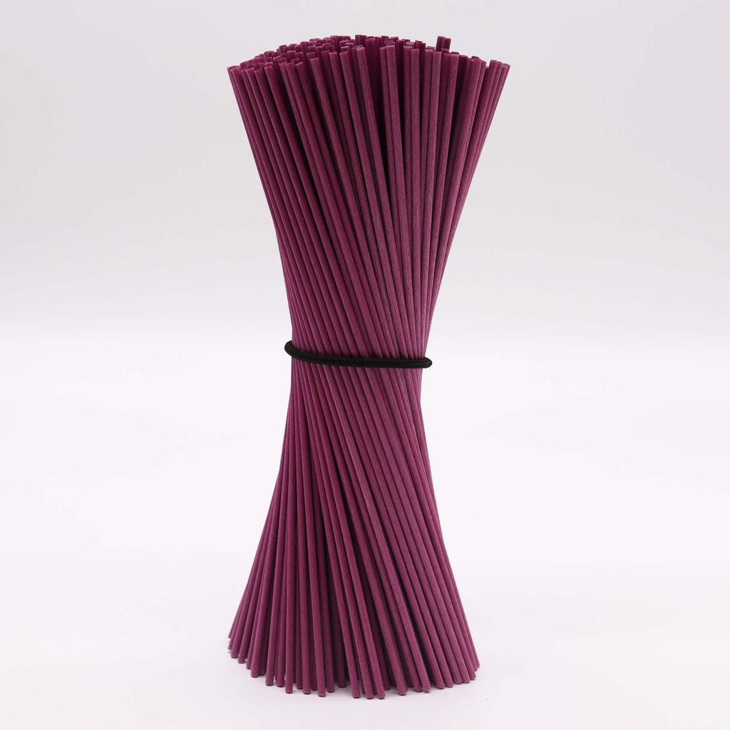 Rattan Fiber Sticks 3mm/25cm - Purple 50pcs
