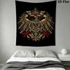 Deutsches Kaiserreich Wandteppich Ästhetischer Wandbehang Bedruckter Stoffdecke Dekorative Wandteppiche für Schlafzimmer Wohnzimmer Heimdekoration