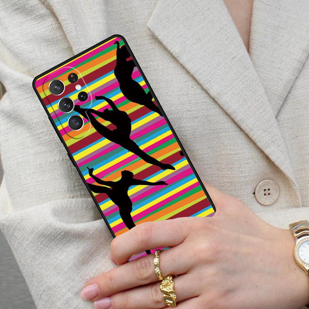 Cute Fitness Funny Lift Gym Cell Phone Case for Samsung Galaxy S26 Ultra S25 S24 S23 S22 S21 S20 Note10 Cover