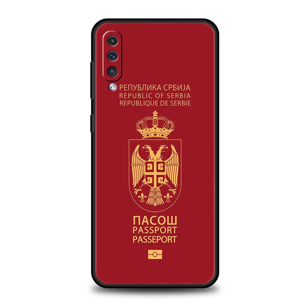 Serbia Flag Phone Case For Samsung Galaxy A12 A14 A32 A50 A70 A20E A20S A10 A10S A22 A30 A40 A34 A54 A42 A52 5G A02S A04s Cover
