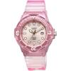 Casio LRW-200HS-4EV Analog Watch Clear Pink Women's Kids Imported Model