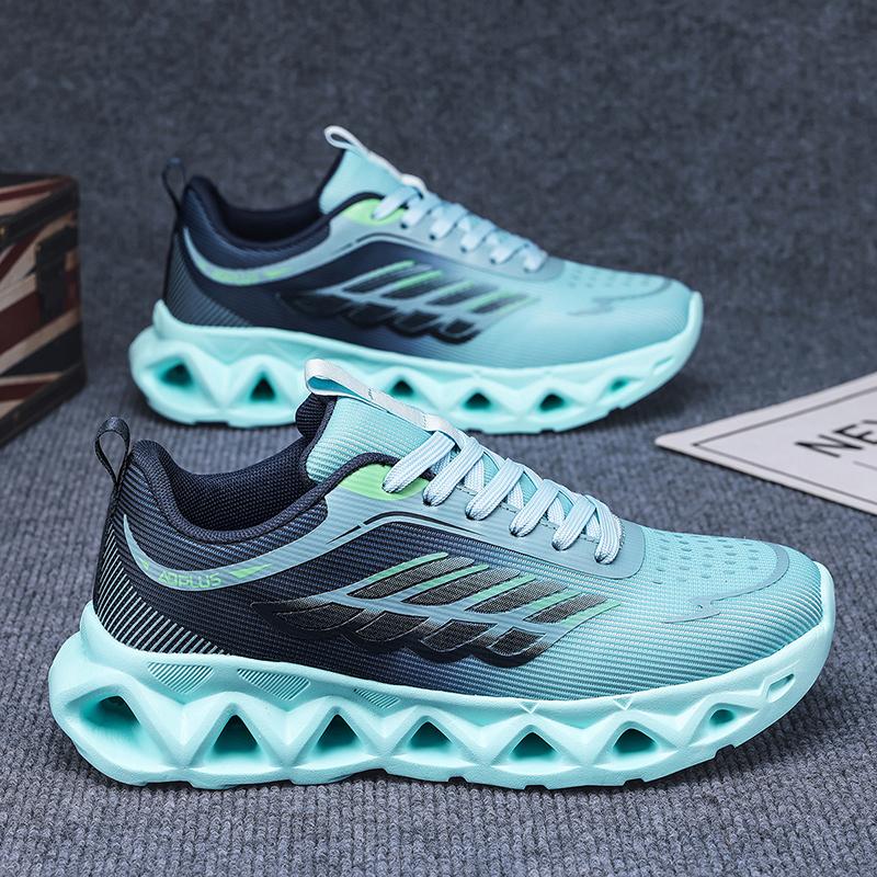 Men's Running Shoes Breathable Cushioning Luxury Shoes Couple Non-Slip Outdoor Sneakers Race Trainer Shoes Mesh Off-road Fashion