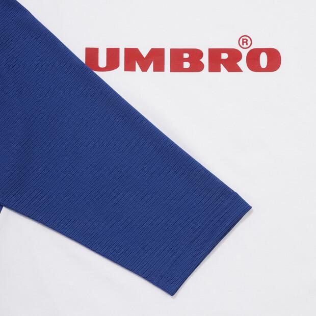 UMBRO Hbl Football Puchibow Colorblock Long Sleeve T-Shirt Blue Ur221Crl51