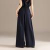 RAIN.CUN Women's Thin Ice Silk Wide-Leg Pants
