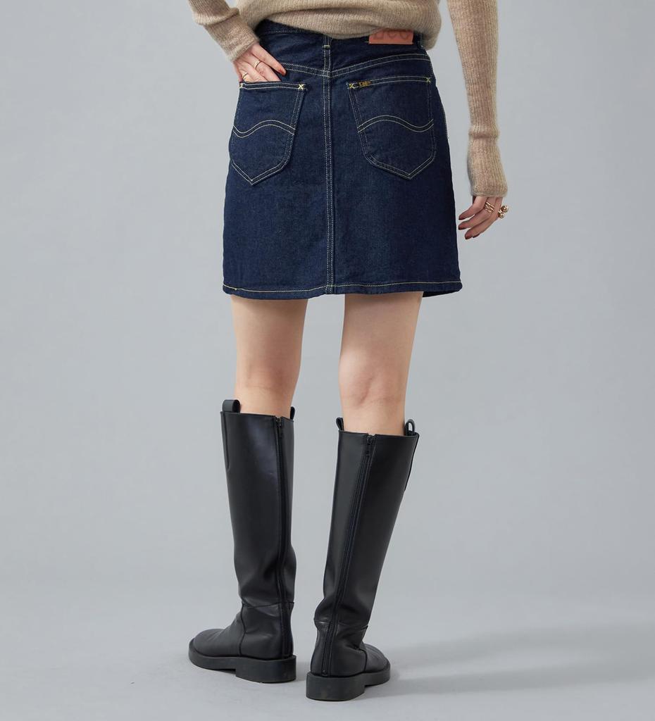 Lee Jeans Denim Mini Skirt LL2634 RINSE M Women's