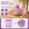 200PCS Drawstring Closure Drawstring Mesh Bag Sheer Fabric Transparent Gift Bag  Gift Wrapping
