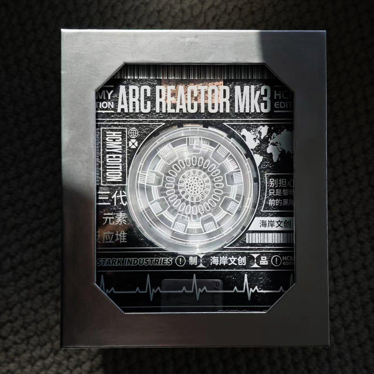 Iron Man Arc Reactor MK3 Generations Tony Stark Hcmy Edition stark industries Figure Led Light Palladium Element Chest Lamp