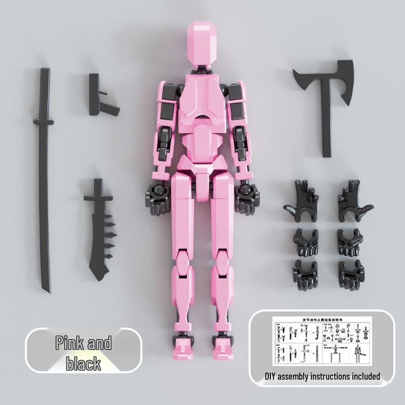 Multi-joint Movable Figure Assembly Toy and Ornament