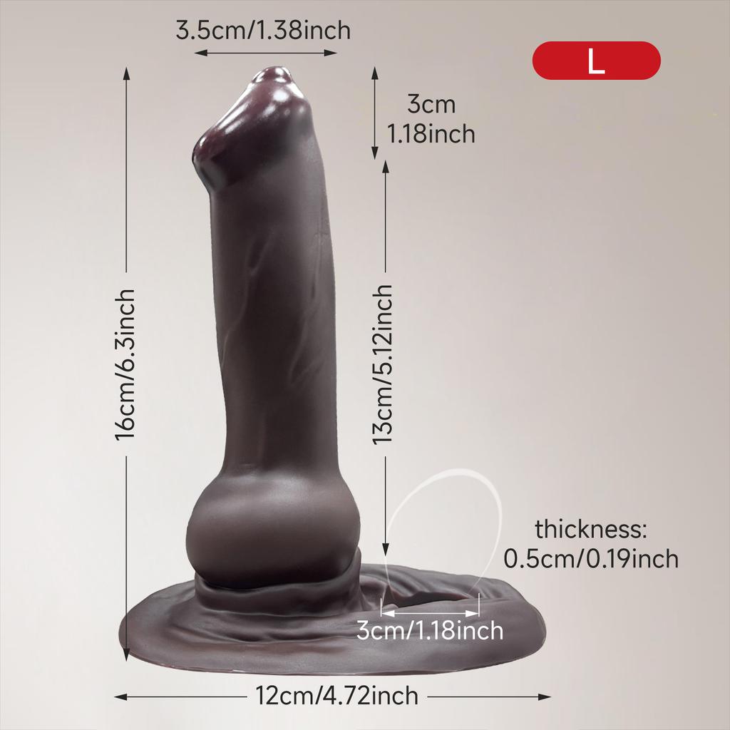 3size Soft Animals Dildo Penis Extender Enlargement Sleeve Reusable Condoms for Men Sex Toys Dick Delay Ejaculation Cock Ring18+