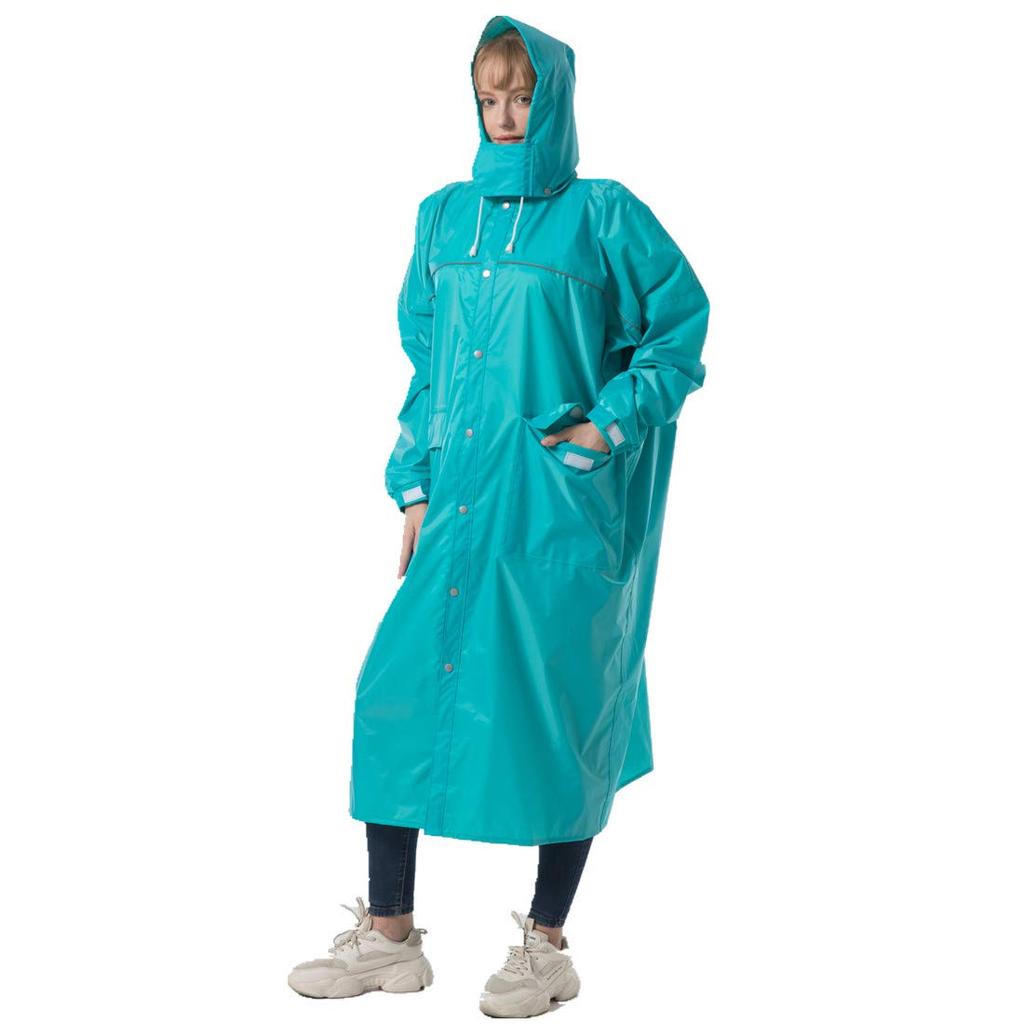 JYZ Long Rain Plus Cycling Rain Gear for Men and Wide Fully High Perfect for Heavy Rain and Rainy Includes Storage Perfect for Commuting to Work or