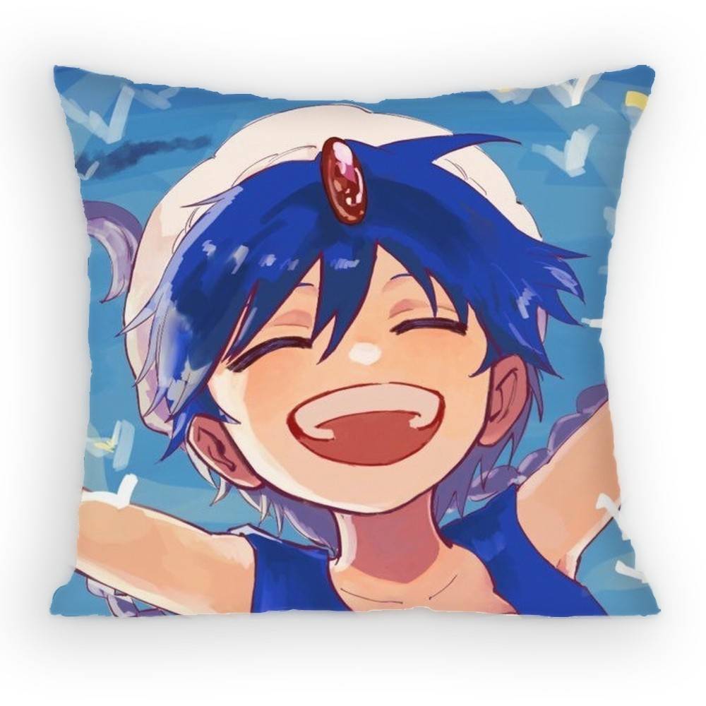 Magi The Labyrinth of Magic Anime Pillow Case Sofa Living Room Bedroom Headboard Backrest Cushion Square Cushion Nap Time