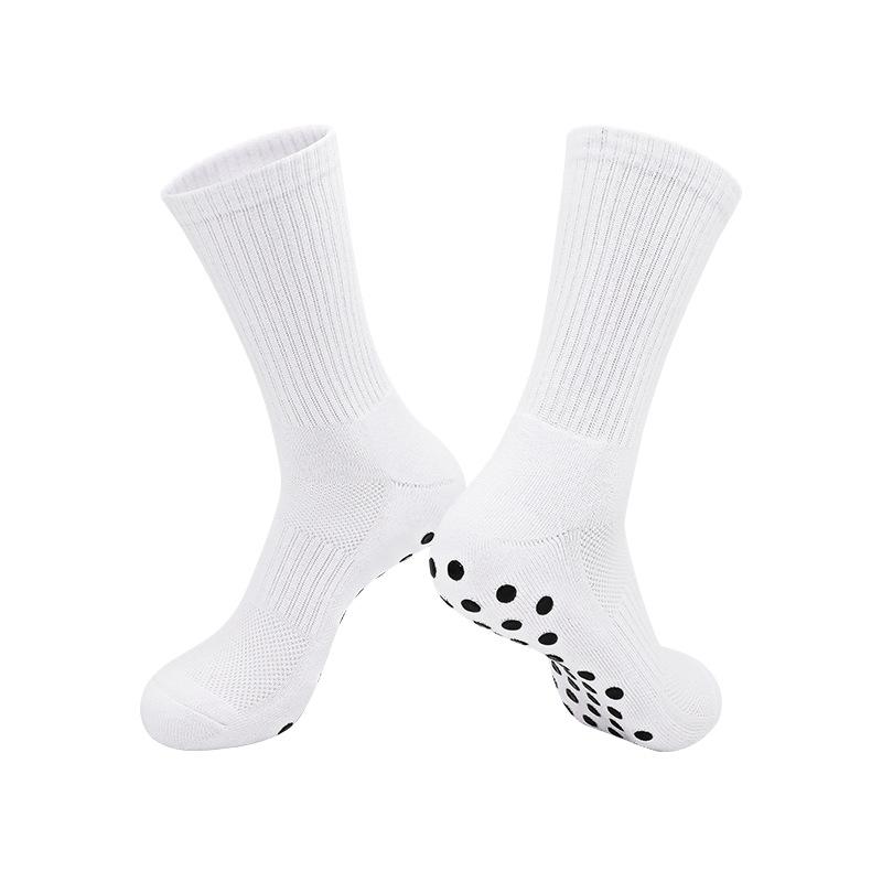 

Football Socks Dispensing Non-slip Medium Tube Socks Competition Training Socks Towel Bottom Cushioning Shock Absorption Sports Socks 2026 M size (34-38 shoe size) белый