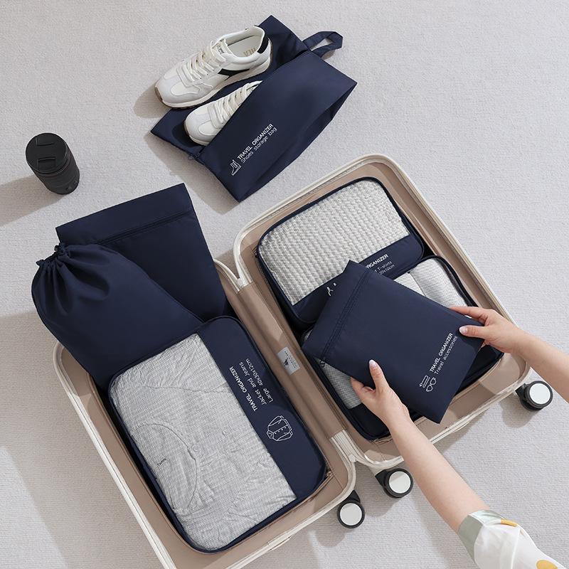 Korean Style Travel Compression Bag Set: Portable 6-Piece Underwear & Clothes Organizer