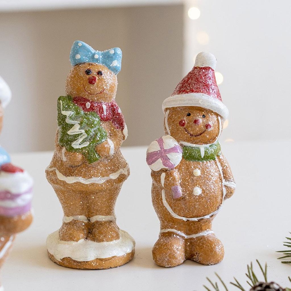 Omul de turtă dulce Ornamente de Crăciun Figurine Om de turtă dulce Ornament Festival Decorațiuni pentru pomul de Crăciun Decorațiune de sărbători