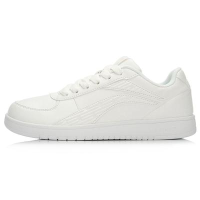 Li Ning Weiwu Fabric Synthetic Leather Comfortable Non-Slip Wear-Resistant Lightweight Low-Top Skate Shoes Unisex Sneakers ALCK065-1