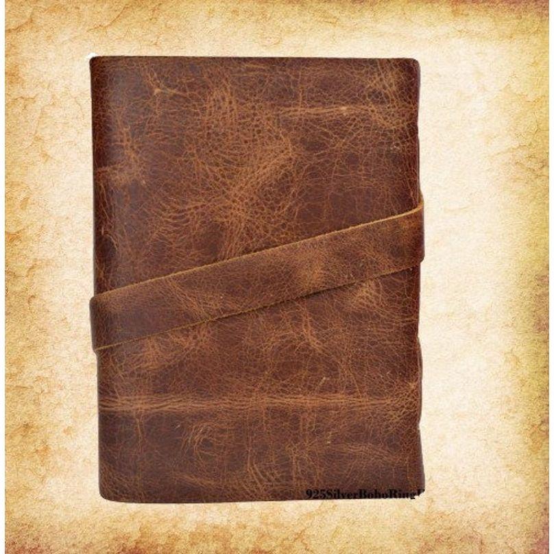 Handmade Leather Journal, Handmade Leather Diary,  Notebook with lock, Vintage Leather Journal, Leather Unlined Sketchbook